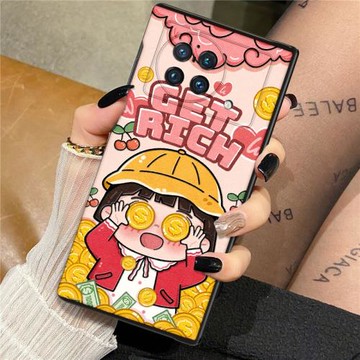 沃配發財小新vivoxfold手機殼新款女vivoxfold2情侶折疊屏vivoxflip可愛卡通小丸子vivoxfold+潮男全包防摔保