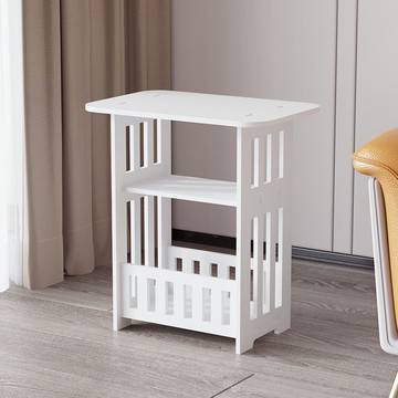 現代簡約床頭櫃臥室儲物櫃客廳茶幾小戶型沙發邊幾簡易迷你置物架223-YJ 公司貨