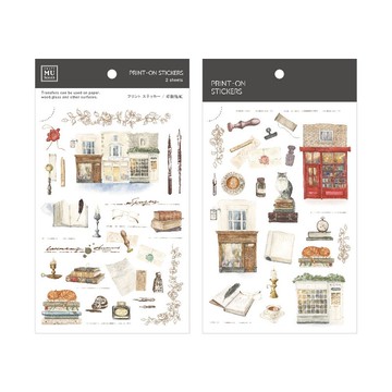 【Print-On Stickers 轉印貼紙】no.260 | 插畫師系列