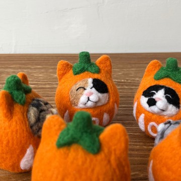 【DIY手作】南瓜貓咪達摩 材料包/新手友善/教學影片