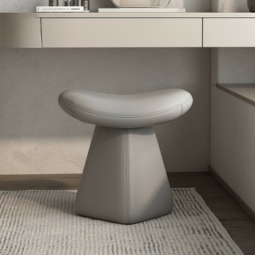 梳妝凳 化妝椅 設計師真皮化妝凳家用臥室意式梳妝凳入戶門換鞋凳矮凳客廳茶幾凳