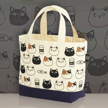 日本進口 貓咪三兄弟手提托特包 (多色)