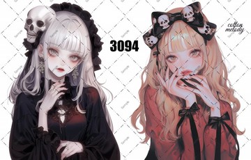 original sticker o.3094 人物貼紙 原創貼紙 cotton melody