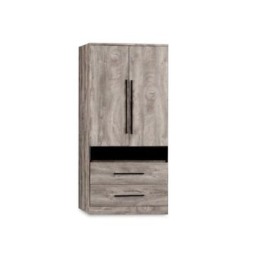 ASSARI-羅尼2.7尺三抽衣櫃(寬80x深60x高192cm)