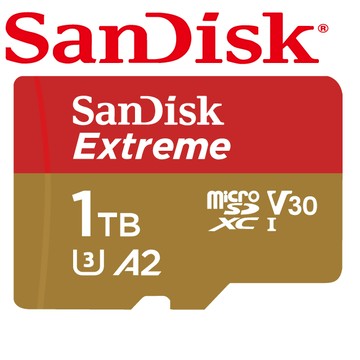 SanDisk Extreme microSDXC A2 1TB 記憶卡