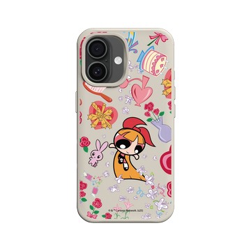 iPhone 16 SolidX 貝殼灰 - The Powerpuff Girls 飛天小女警 - 花花