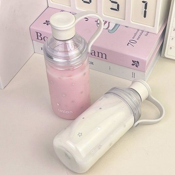 特價下殺👏簡約吸管杯女生高級設計感ins學生隨手杯小衆塑料大容量水杯戶外