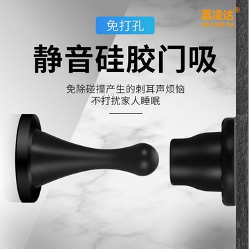 🔥五金必備🔥門吸免打孔 門擋器 硅膠防撞 新款門把手 防撞門碰 地吸 衛生間 隱形門頂