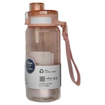 DODGE 道奇 TRITAN 大容量水壺  珊瑚粉  750ml  1個