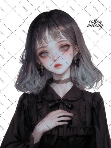 original sticker no.1650 人物貼紙 原創貼紙 人物貼紙 女孩貼紙 原創人物貼紙