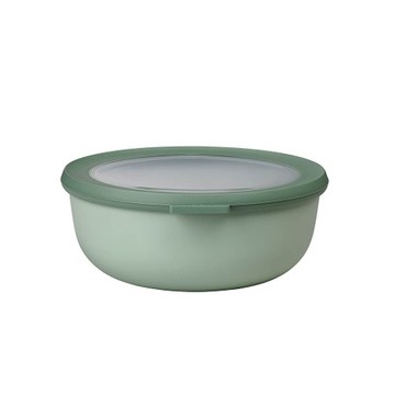 荷蘭 Mepal 圓形密封保鮮盒1.25L-鼠尾草綠