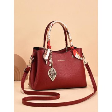 結婚新娘包氣質大容量手提包2024新款時尚喜婆婆紅色高級感媽媽包