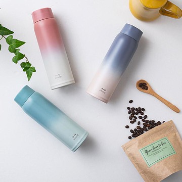 日本代購 BRUNO BHK259 雙真空 保溫瓶 不銹鋼 保溫 保冷 輕量 211克 漸層色 防飛濺 容量480ml