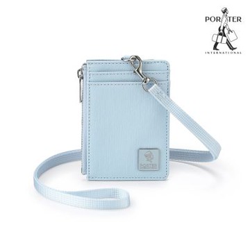 PORTER INTERNATIONAL - 復古品味MORI證件套 - 輕霧藍