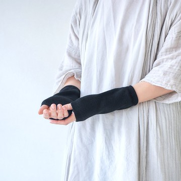 極暖 シルク ウール アームカバー