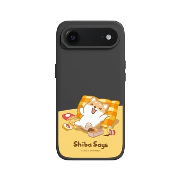 iPhone Air SolidX 黑 - 柴語錄 Shiba Says - 在家小確幸