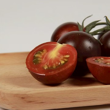 青禾園藝（紫珍珠番茄種子）FQ-21🍅紫色櫻桃小番茄生吃小水果西紅柿多汁高產盆栽果菜蔬菜種子#tomato