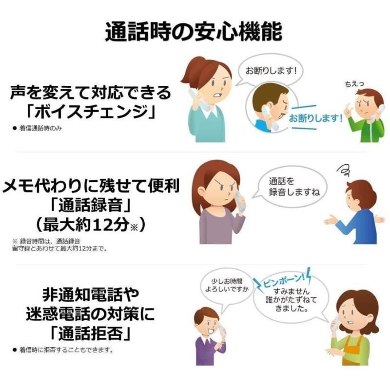 子機2台 漢字表示 着信お知らせLED パナソニック 電話機 VE-GDS15 or