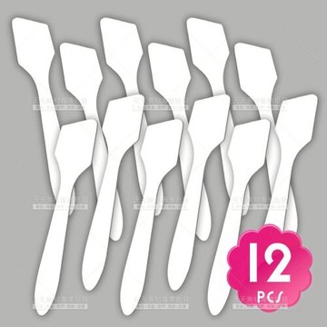 吉芳G777挖棒(中)-12入[29134]美容分裝攪拌調棒 挖棒 挖勺 乳霜挖棒