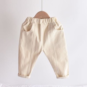 男童牛仔褲春秋2022新款兒童修身中小童寶寶褲子直筒韓版潮流長褲