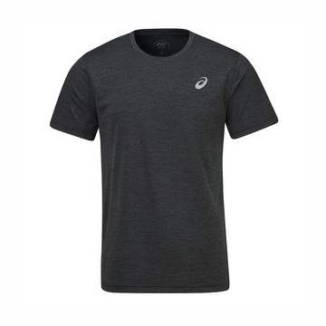 Asics 短袖t恤 男女 T恤 運動上衣 休閒短袖 黑 亞版 [2033B833-001]
