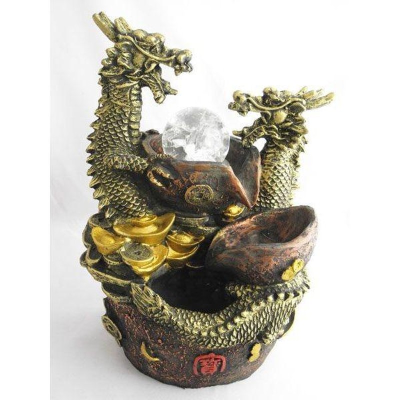 双龍 龍 置物