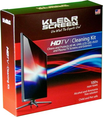 [5美國直購] Klear Screen KS-2HD 美國製 顯示器電視電競螢幕清潔組  含 2oz 無酒精噴霧 超細纖維布