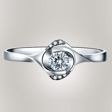 925純銀戒指鑲鑽開口戒-日韓時尚精美璀璨情人節生日禮物女飾品73lz52【獨家進口】【米蘭精品】