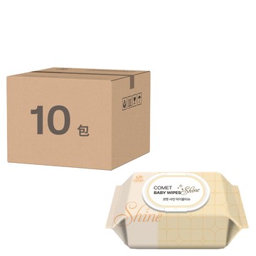 comet Shine系列 嬰幼兒濕紙巾 掀蓋式  100張  10包