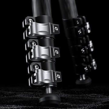 leofoto徠圖黑曼巴LVM-324C/323C微單反攝像碳纖維三腳架液壓云臺