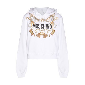 Moschino - White Cotton Sweatshirt