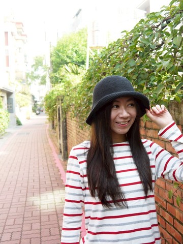 阿母の手作帽-手作棉繩鉤織帽/寬簷漁夫帽-極簡黑/禮物/母親節