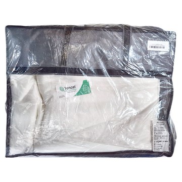 BUHO 布歐 100%TENCEL™純天絲 素面文青300織 兩用被套- 60支高織高密面料  珍珠白  特大(8 x 7尺)