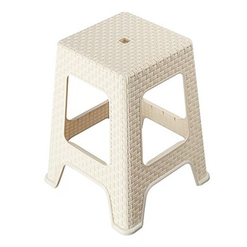 雅歌藤藝塑膠休閒餐椅 47cm 375 x 375 x 470mm  米色  1張