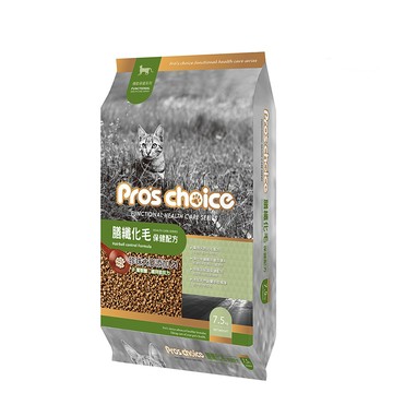【福壽】Pro’s Choice 博士巧思機能貓食7.5kg-膳纖化毛保健配方