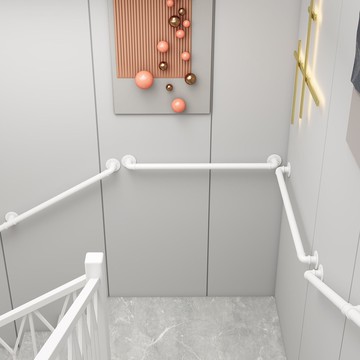 工廠直銷 特惠/免運 開立發票 扶手 樓梯扶手 衛生間扶手 浴室扶手 樓梯間扶手 簡約靠墻幼兒園樓梯扶手鐵藝水管家用欄桿兒童室內外老人防滑扶手