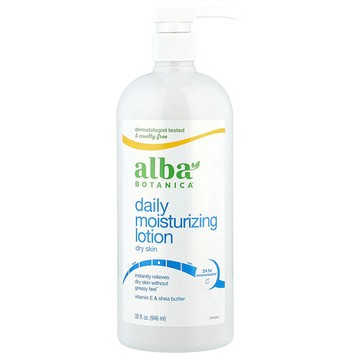 Alba Botanica, 日常保濕乳液，乾性肌膚，32 液量盎司（946 毫升）