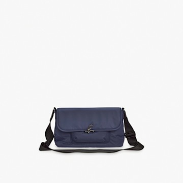 agnes b.Voyage 尼龍斜背包(藍)