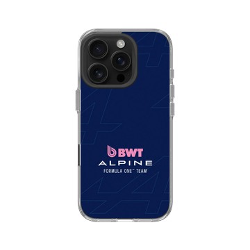 iPhone 16 Pro Clear Case（相機按鈕） 透明 - Alpine - 2025 BWT Alpine Formula One Team Logo