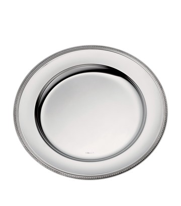 Christofle Silver-Plated Malmaison Round Platter