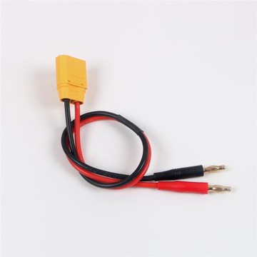 航模 B6 充電線4.0MM香蕉插頭轉XT90公頭 插頭線 轉接線硅膠線