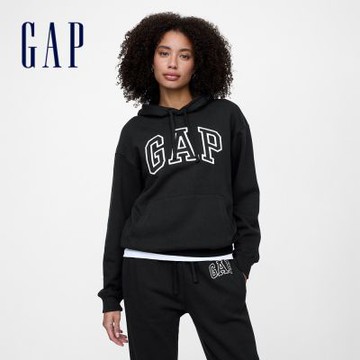 【GAP】女裝|Logo帽T-黑色 / 海軍藍 (463506)