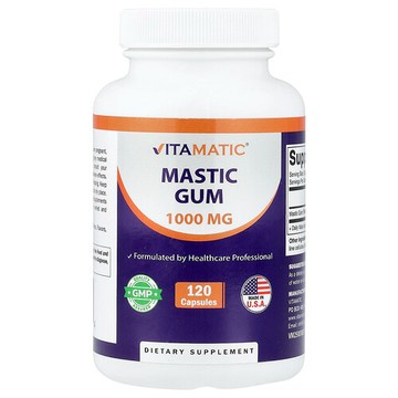 Vitamatic, 乳香膠，1000 毫克，120 粒膠囊（每粒膠囊 500 毫克）
