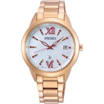 SEIKO 精工 LUKIA 耶誕動人時刻太陽能女錶 新春換新 送禮首選-33.9mm (SUT392J1)_SK045