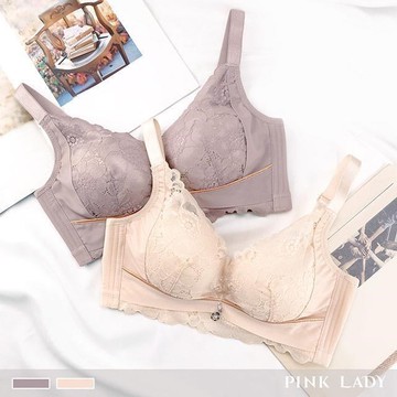 【PINK LADY】無鋼圈 BC罩杯 奶蓋歐蕾 微加厚 內衣3369