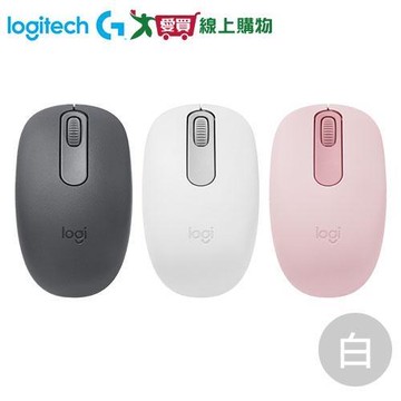 Logitech羅技 M196藍牙無線滑鼠(珍珠白) 910-007466【台灣公司貨】【愛買】