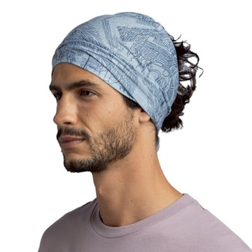 Coolnet抗UV頭巾-城市剪影(藍)