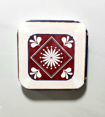 西班牙地磚 D 晶雕鶯歌陶瓷杯墊