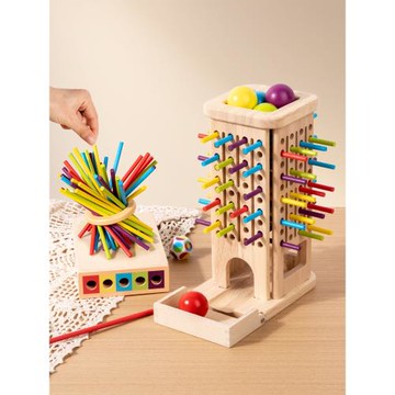 抽木棍平衡游戲棒兒童專注力訓練玩具幼兒園中大班益智區域角材料