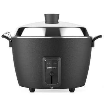 大同11人份不鏽鋼配件夜霧黑電鍋TAC-11F-MBK